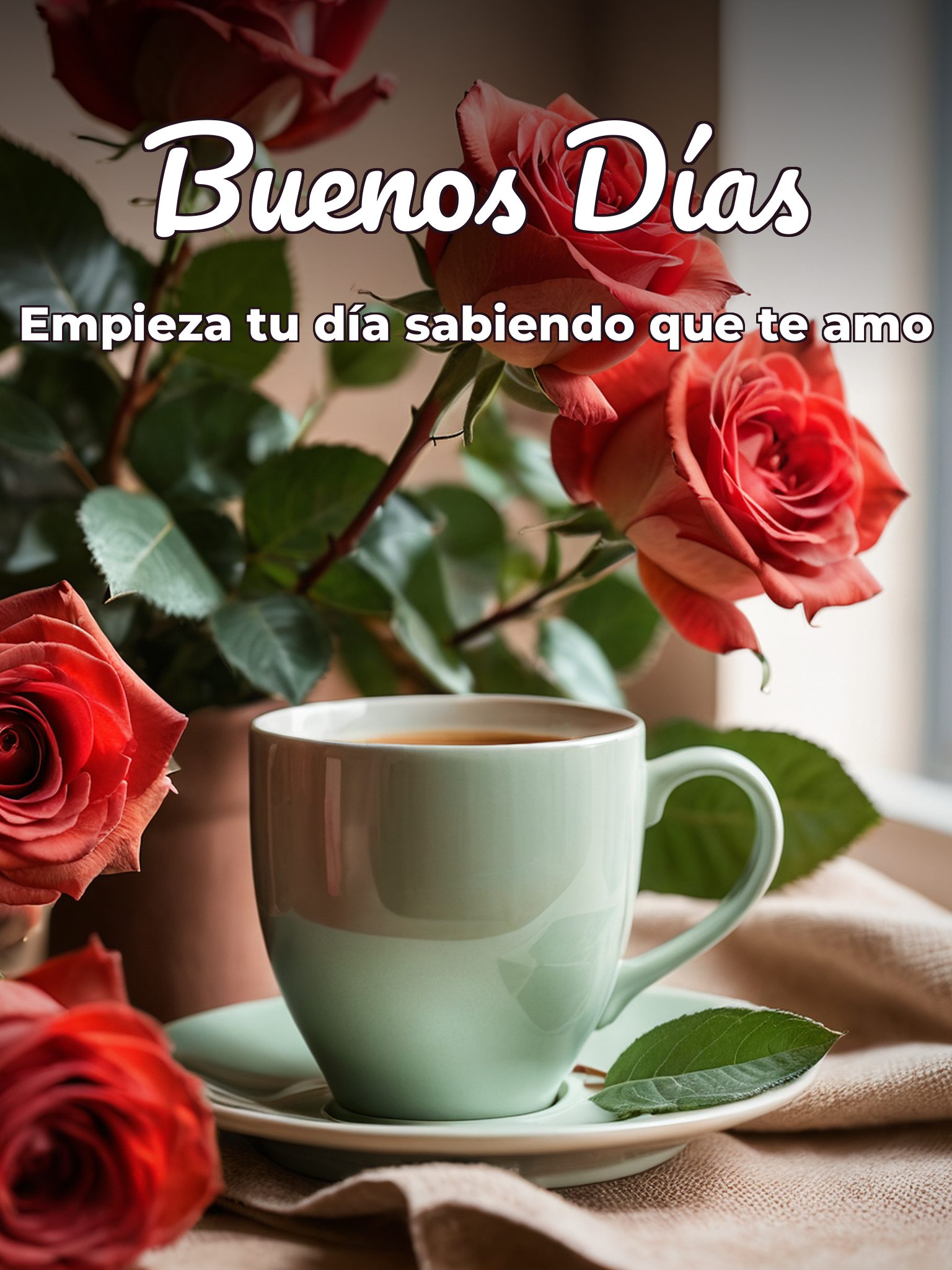Imágenes bellas de buenos días mi amor para descargar