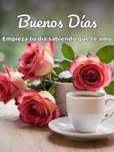 Imágenes bellas de buenos días mi amor para Facebook