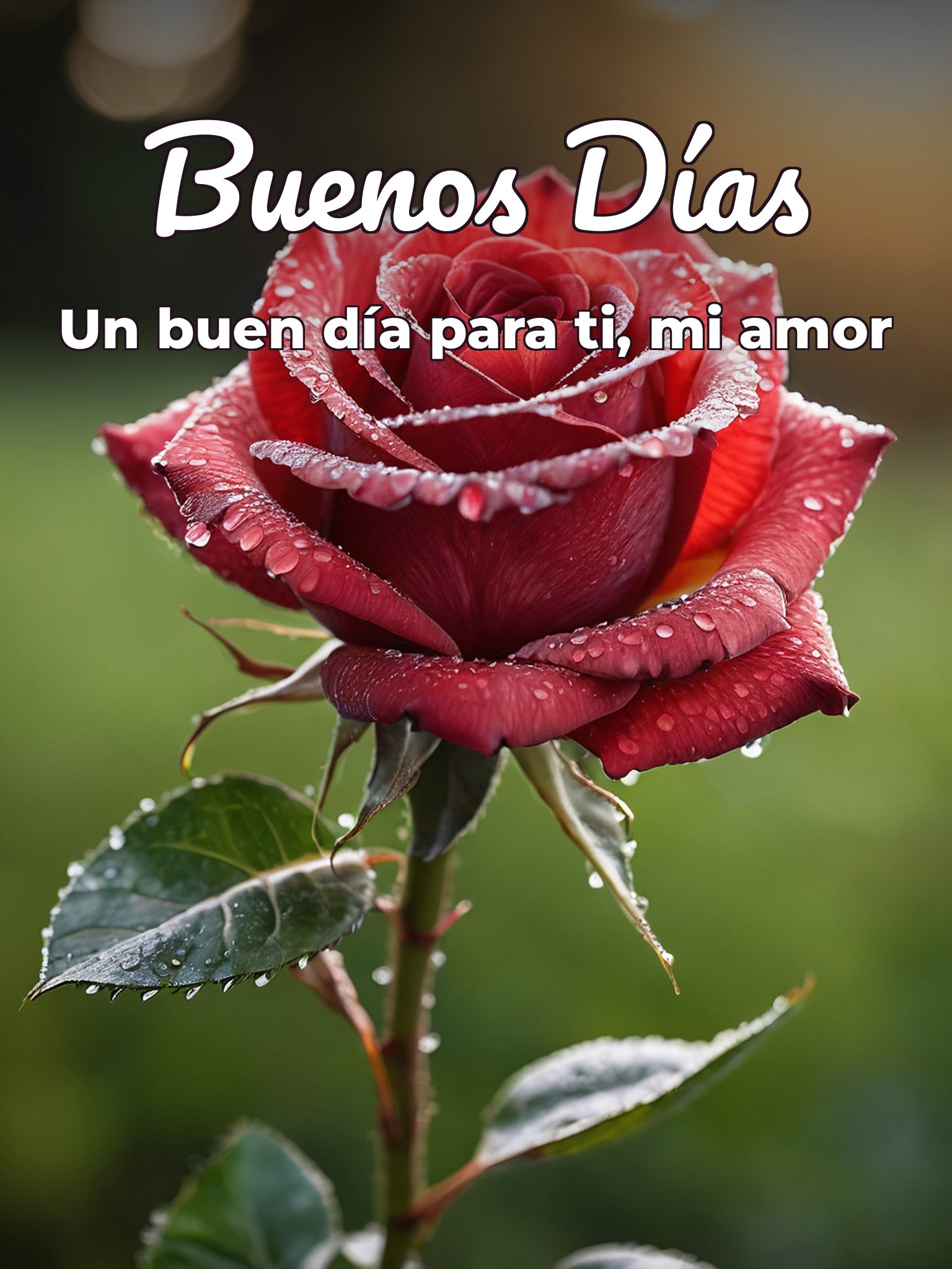 Imágenes bellas de buenos días mi amor para mi amor