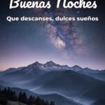 buenas noches que descanses, dulces sueños