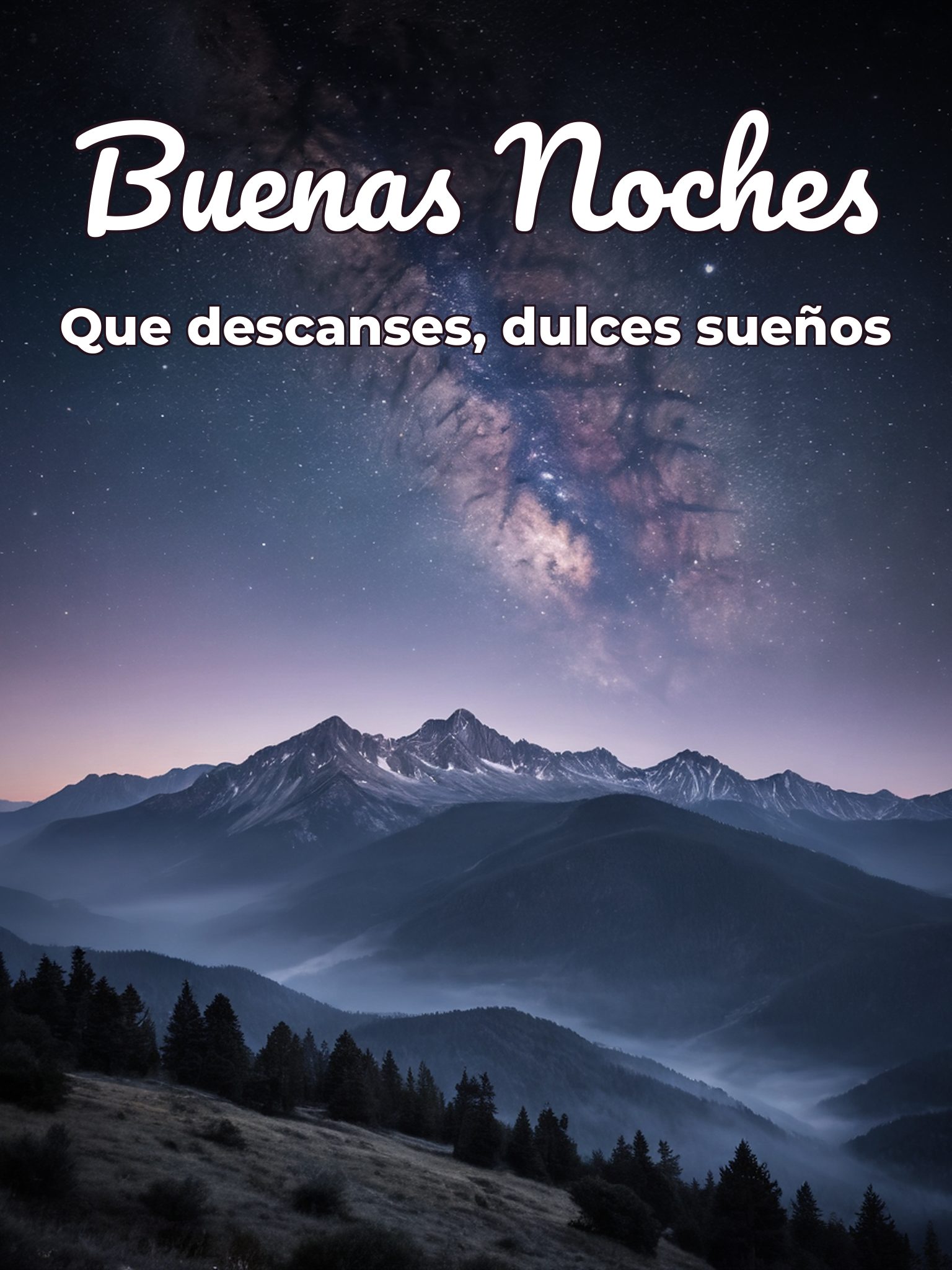 Imágenes bellas para desear buenas noches para WhatsApp