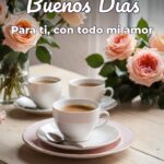 buenos días para ti, con todo mi amor