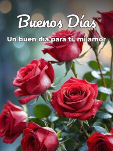 Imágenes bonitas buenos días amor para Facebook