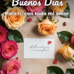 buenos días para ti, con todo mi amor