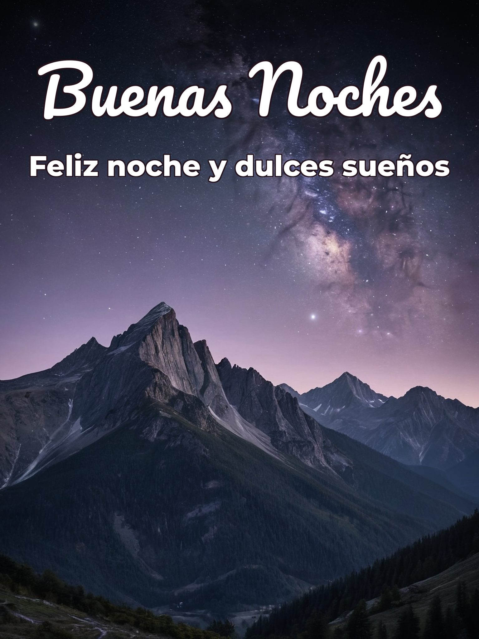 Imágenes bonitas con frases de buenas noches para WhatsApp