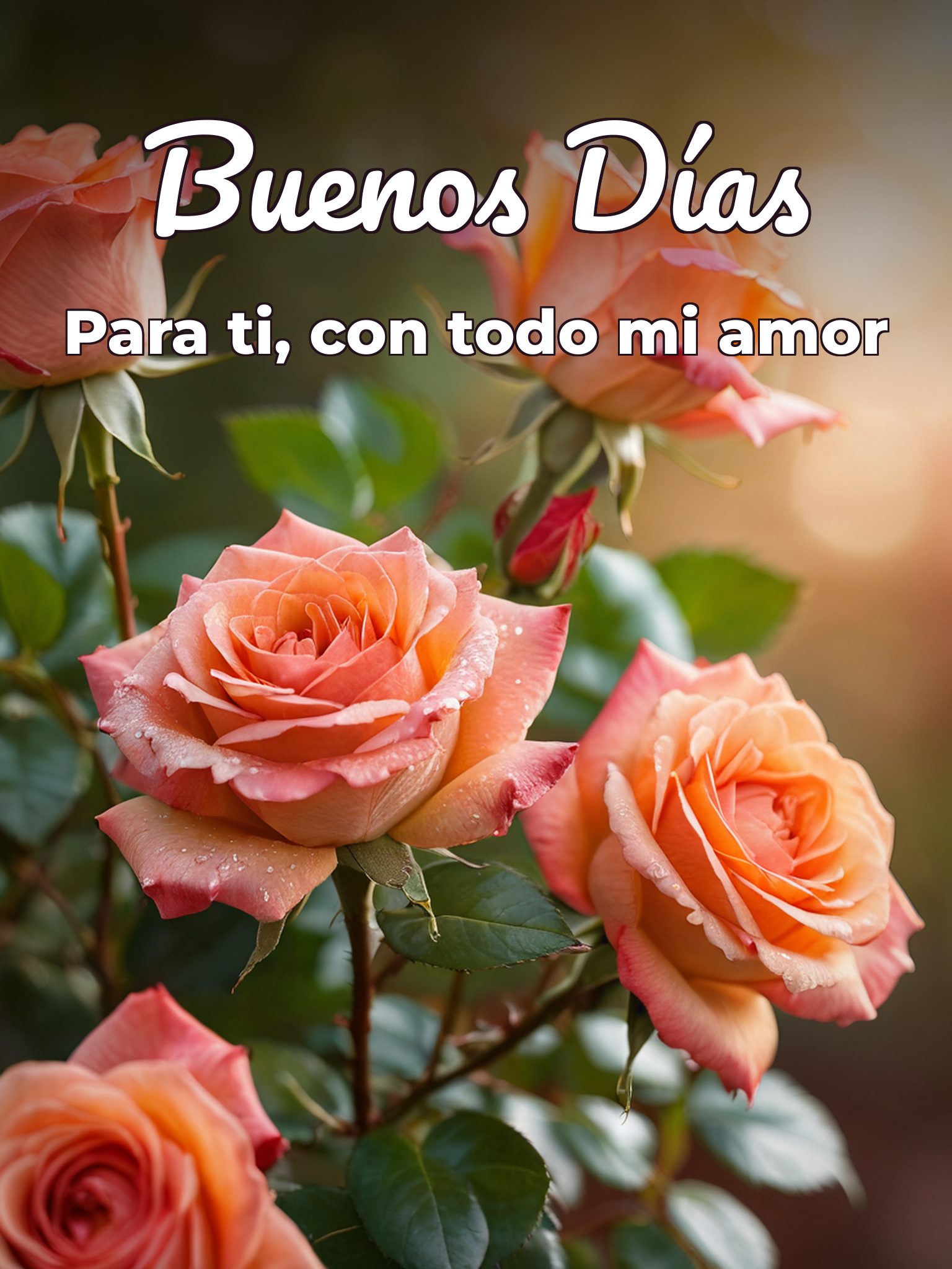 Imágenes bonitas d buenos días para mi amor