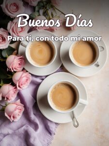 Imágenes bonitas de amor para dar los buenos días
