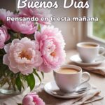 buenos días pensando en ti esta mañana