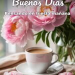 buenos días pensando en ti esta mañana