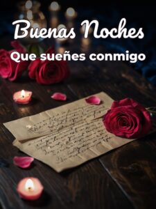 Imágenes bonitas de buenas noches amor para Facebook