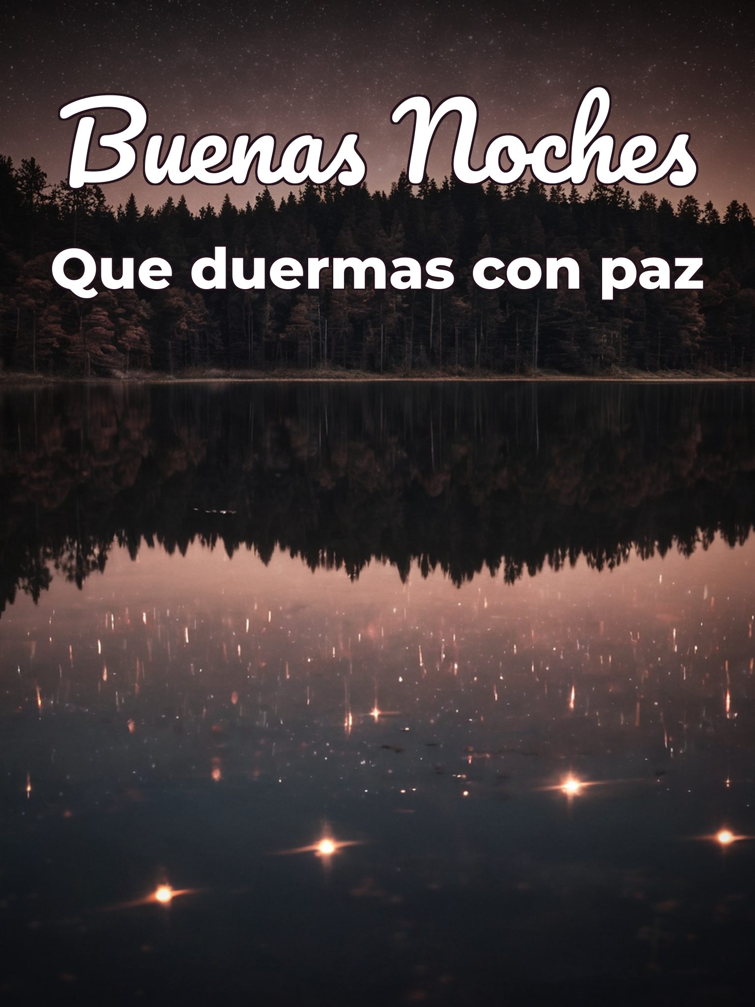 Imágenes bonitas de buenas noches con frases para Facebook