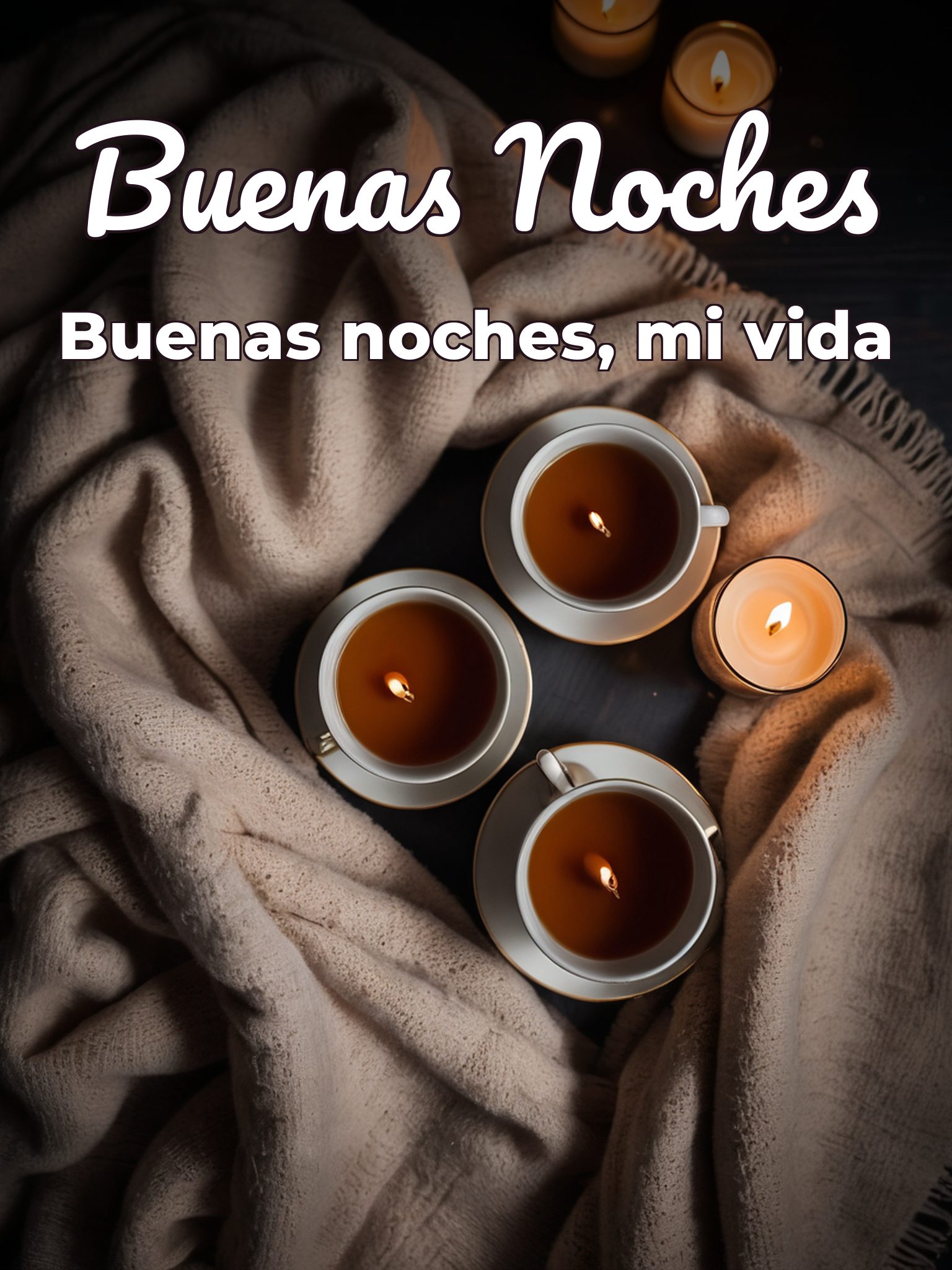 Imágenes bonitas de buenas noches de amor para Facebook