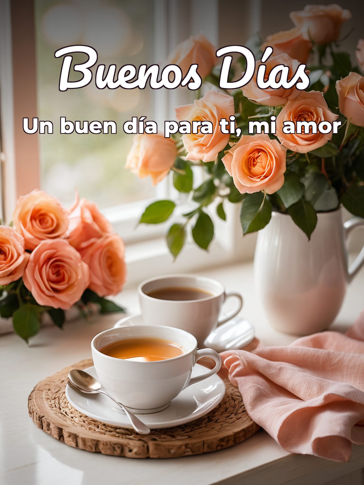 Imágenes bonitas de buenos días amor para WhatsApp