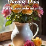 buenos días para ti, con todo mi amor