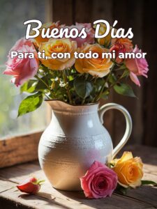 Imágenes bonitas de buenos días mi amor para mi amor
