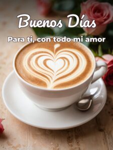 Imágenes bonitas de buenos días mi amor para WhatsApp