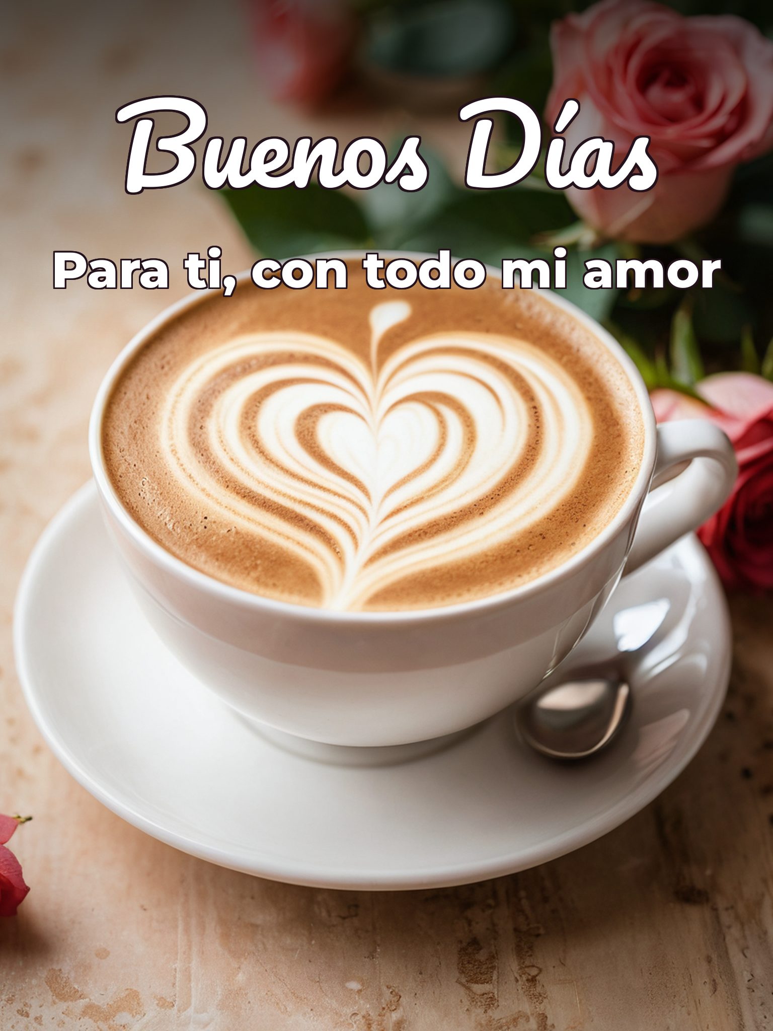 Imágenes bonitas de buenos días mi amor para WhatsApp