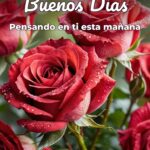 buenos días pensando en ti esta mañana