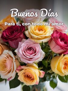 Imágenes bonitas de buenos días para mi amor para WhatsApp