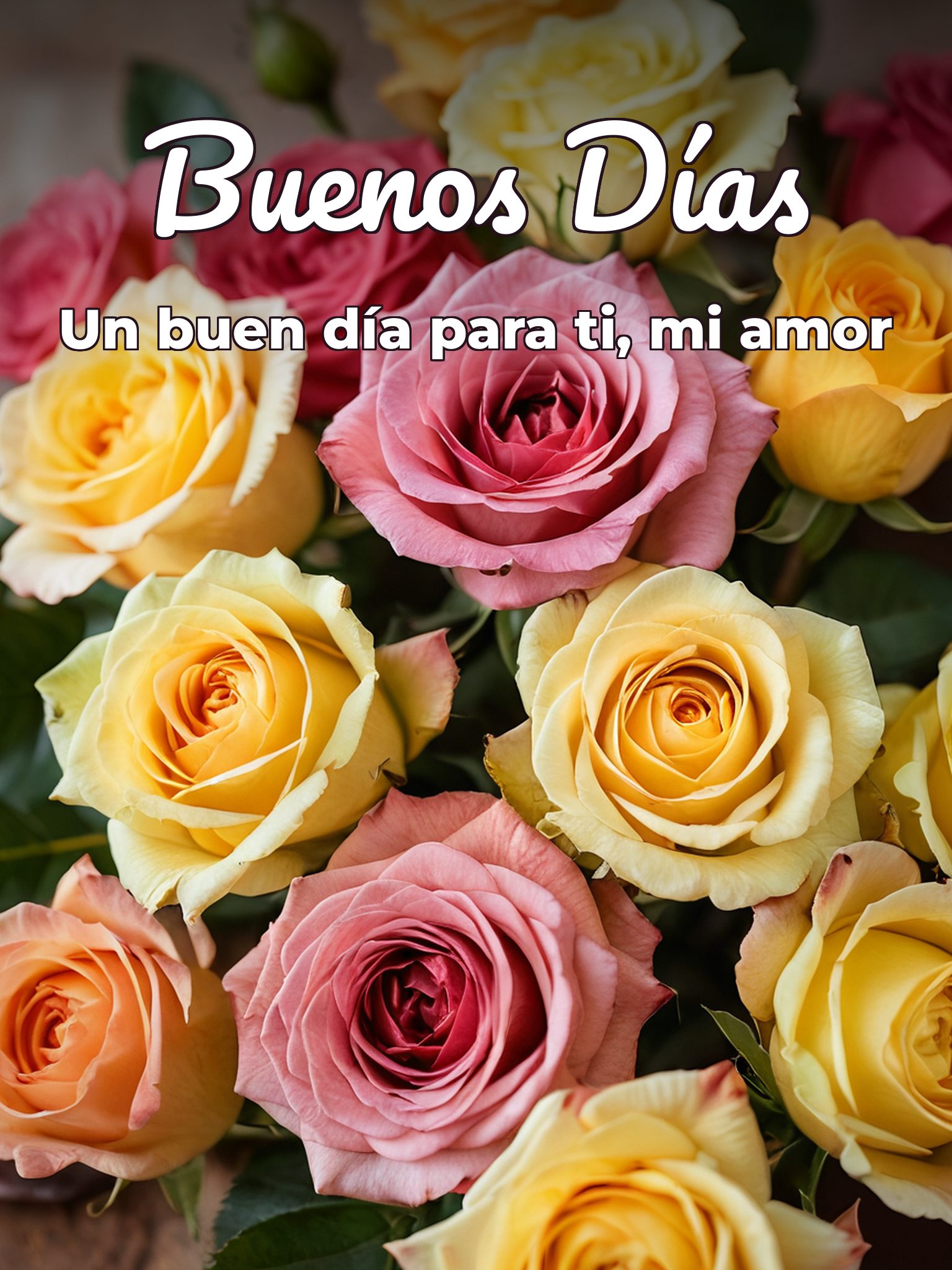 Imágenes bonitas para dar buenos días para mi amor
