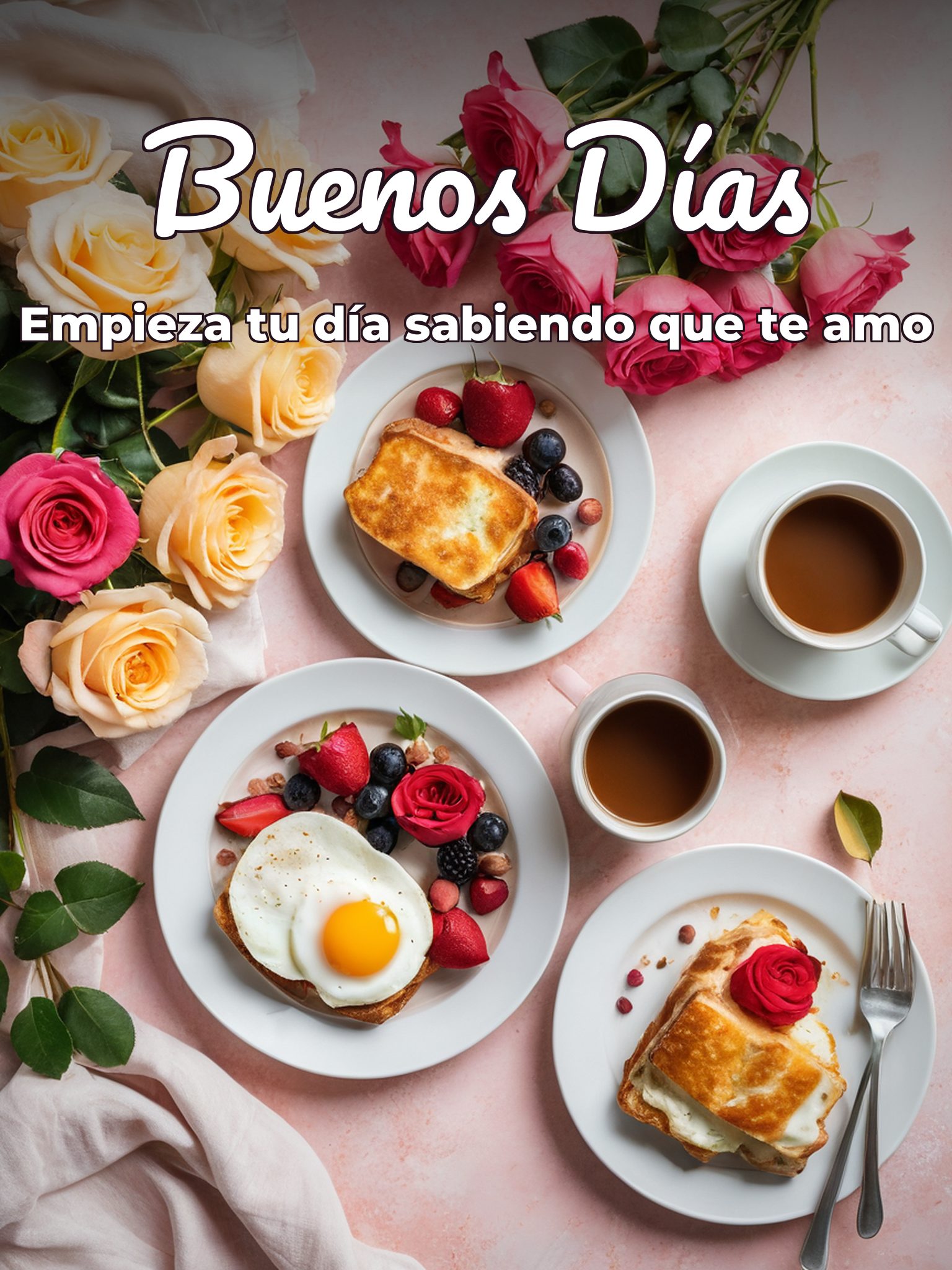 Imágenes bonitas para desear buenos días para mi amor