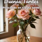 buenas tardes pensando en ti esta tarde