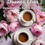 buenos días pensando en ti esta mañana