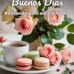 buenos días pensando en ti esta mañana