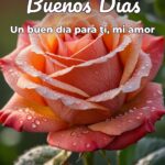buenos días un buen día para ti, mi amor