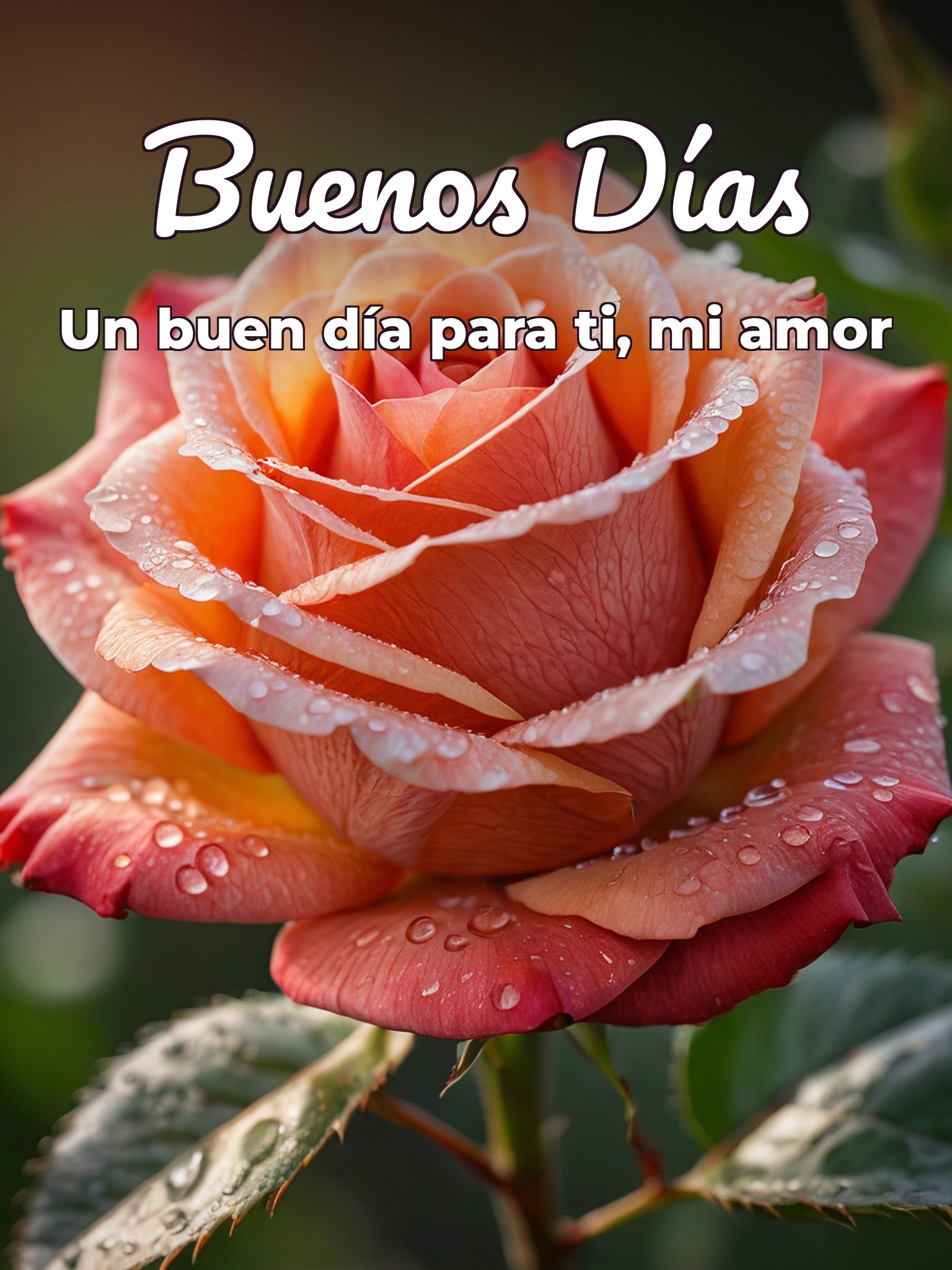 Imágenes buenos días amor para celular