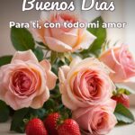 buenos días para ti, con todo mi amor