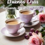 buenos días pensando en ti esta mañana