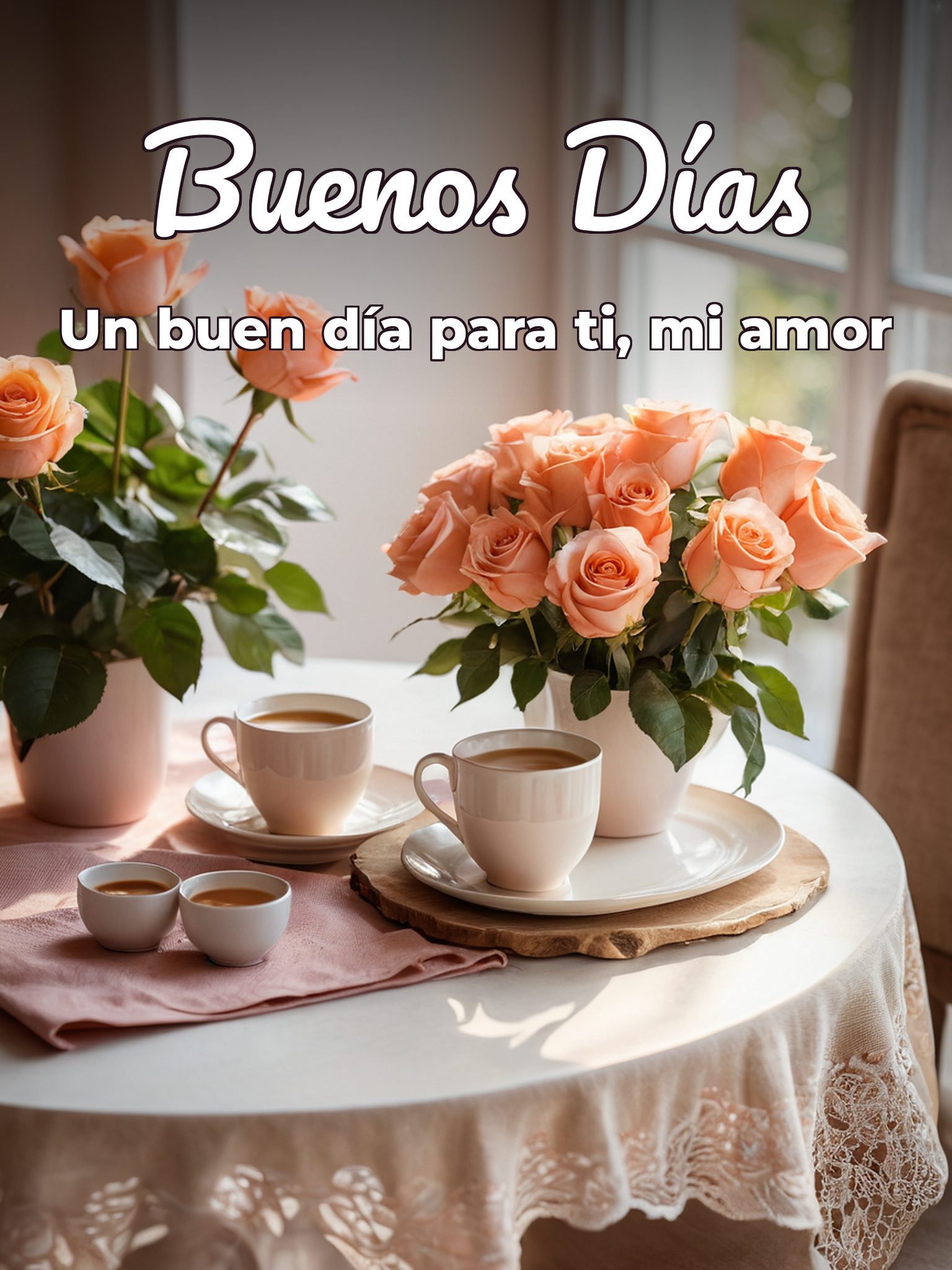Imágenes buenos días amor para una amiga