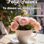 feliz jueves te deseo un lindo jueves
