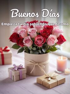 Imágenes buenos días mi amor para celular