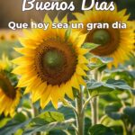buenos días que hoy sea un gran día