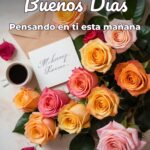 buenos días pensando en ti esta mañana