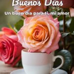 buenos días un buen día para ti, mi amor