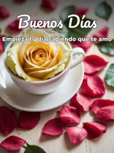 Imágenes buenos días para mi amor para WhatsApp
