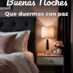buenas noches que duermas con paz