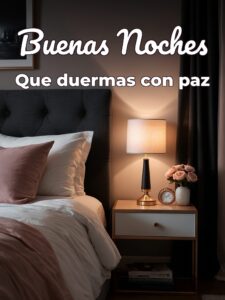 Imágenes con dedicatoria de buenas noches para Facebook