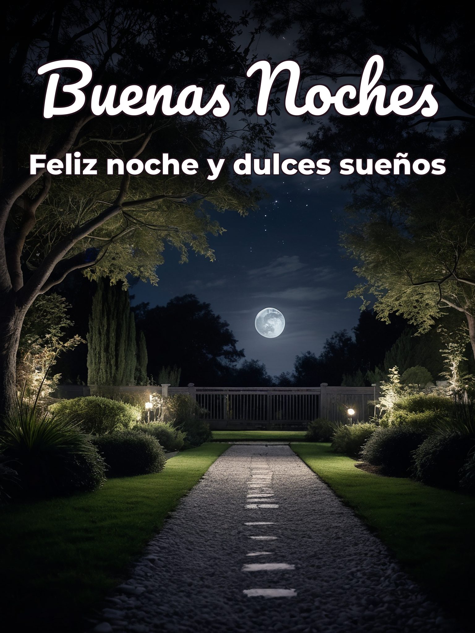 Imágenes con dedicatoria de buenas noches para WhatsApp