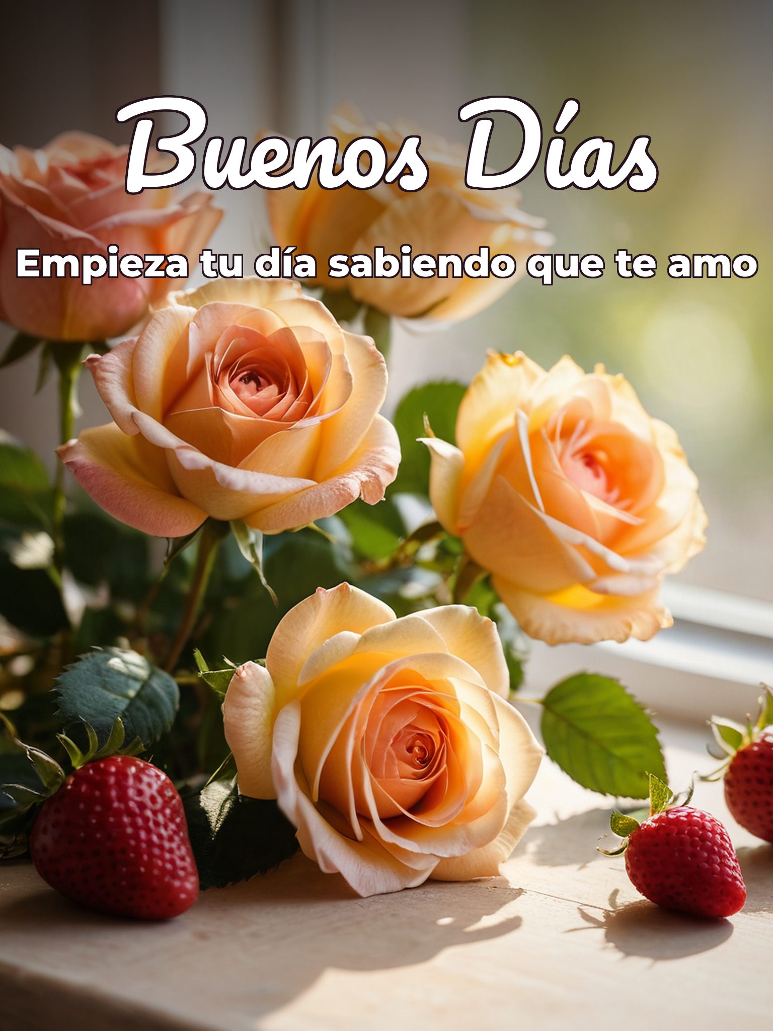 Imágenes con frases buenos días amor para celular