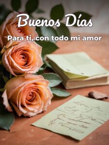 Imágenes con frases buenos días amor para descargar