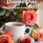 buenos días pensando en ti esta mañana