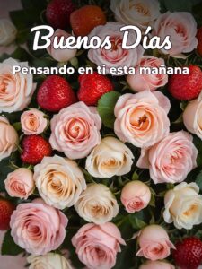 Imágenes con frases buenos días para mi amor