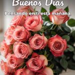 buenos días pensando en ti esta mañana