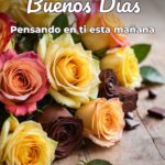 buenos días pensando en ti esta mañana