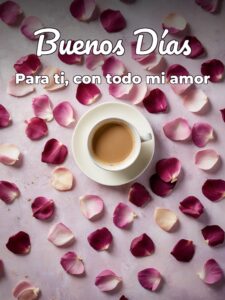Imágenes con frases de amor buenos días para WhatsApp