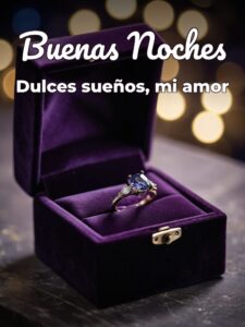 Imágenes con frases de amor de buenas noches para Facebook